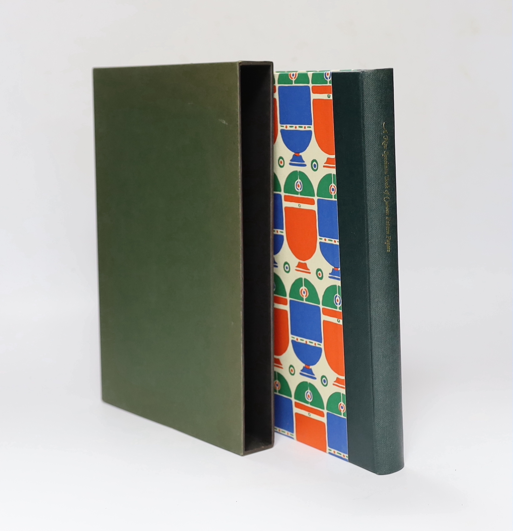 McKitterick, David - A New Specimen Book of Curwen Pattern papers, limited edition of 335, this example numbered 158 of 250, folio, patterned boards, quarter bound in buckram, with 3 leaves of plates and 32 tipped-in sam